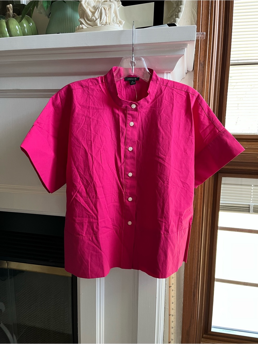 Ann Taylor Women’s Button-Down Top in Bougainville